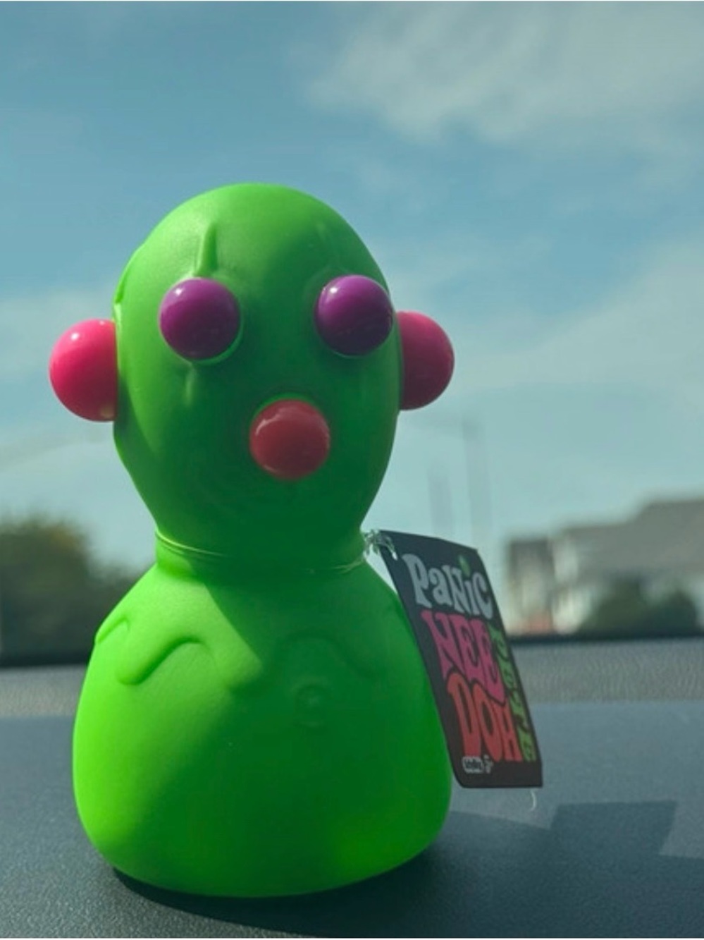 Panic Night Doh Green Sensory Squeeze Toy